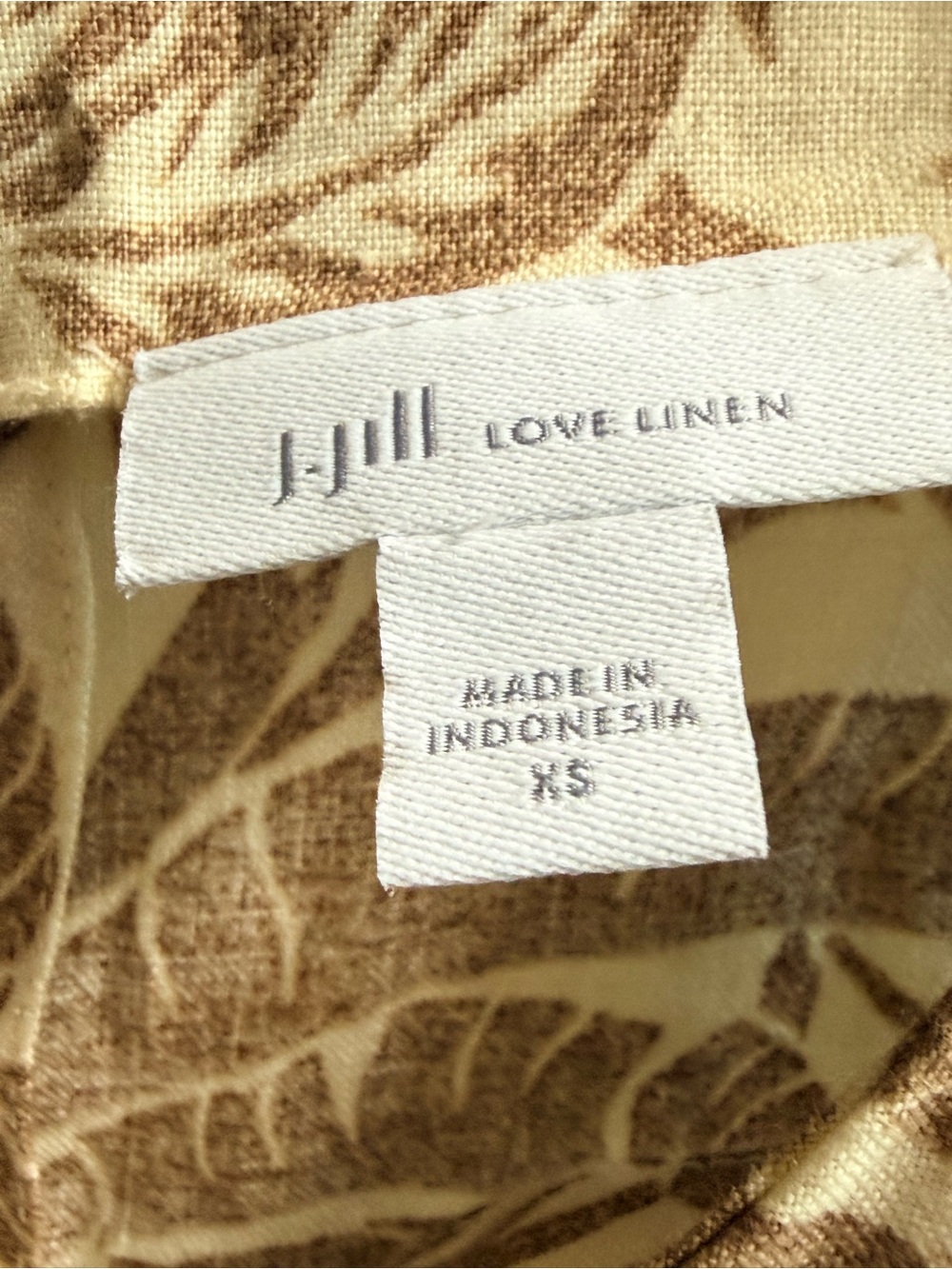 J.Jill Love Linen XS EUC. Great Summer dress. Button back fastened. - Picture 3 of 7